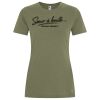 T-shirt CVC en coton filé à l’anneau pour femmes KOI® Element Vignette